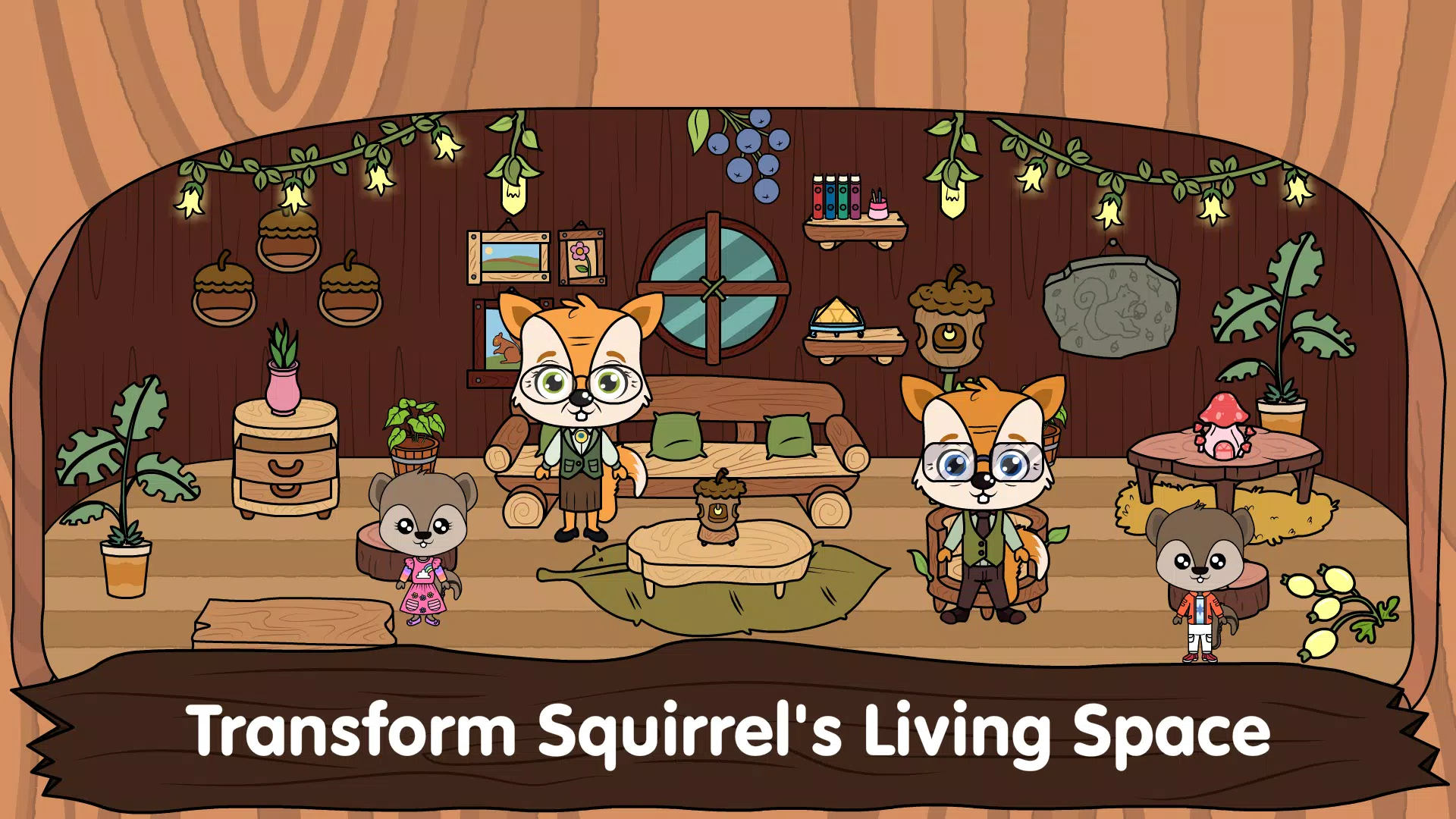 Animal Town - My Squirrel Home স্ক্রিনশট 1