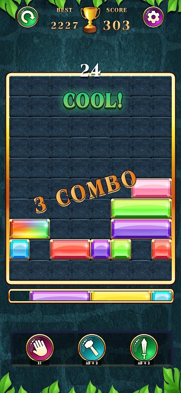 Block Puzzle Jewel Drop Blast Скриншот 3