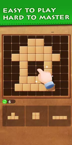 Wood Block Puzzle Classic Game ภาพหน้าจอ 3