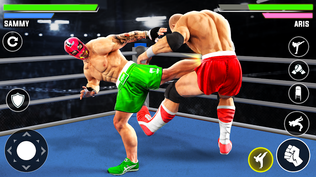 Real Wrestling Arena Fight 3D Captura de tela 2