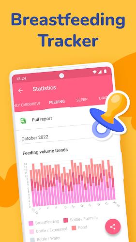 Baby: Breastfeeding Tracker Zrzut ekranu 2