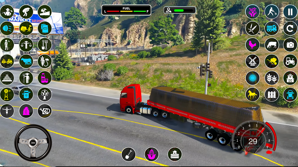 Real Cargo Truck Driving Games Captura de tela 4