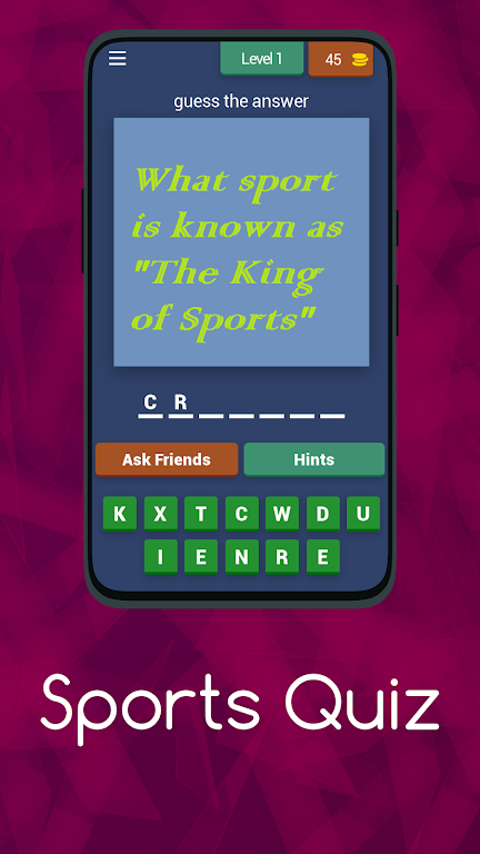 Sports Quiz Captura de pantalla 1