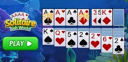 Solitaire Fish World-OceanTrip Screenshot 1