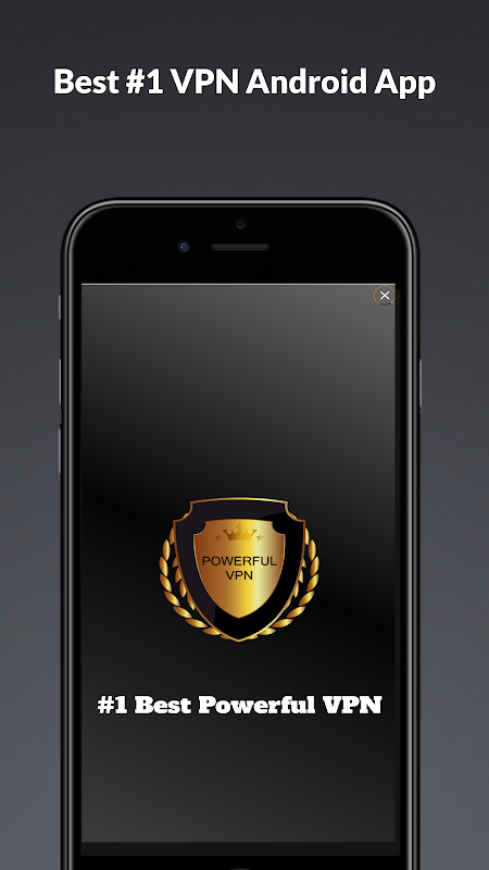 Powerfull  VPN Captura de tela 1