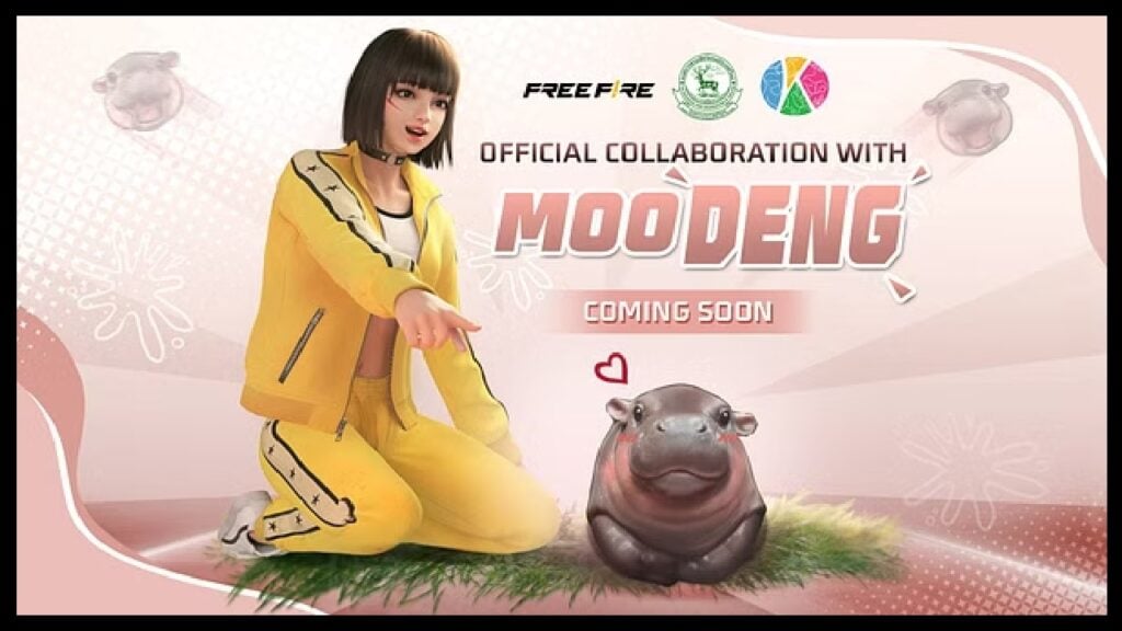 Garena amène bientôt le bébé hippopotame pygmée viral Moo Deng à Free Fire !