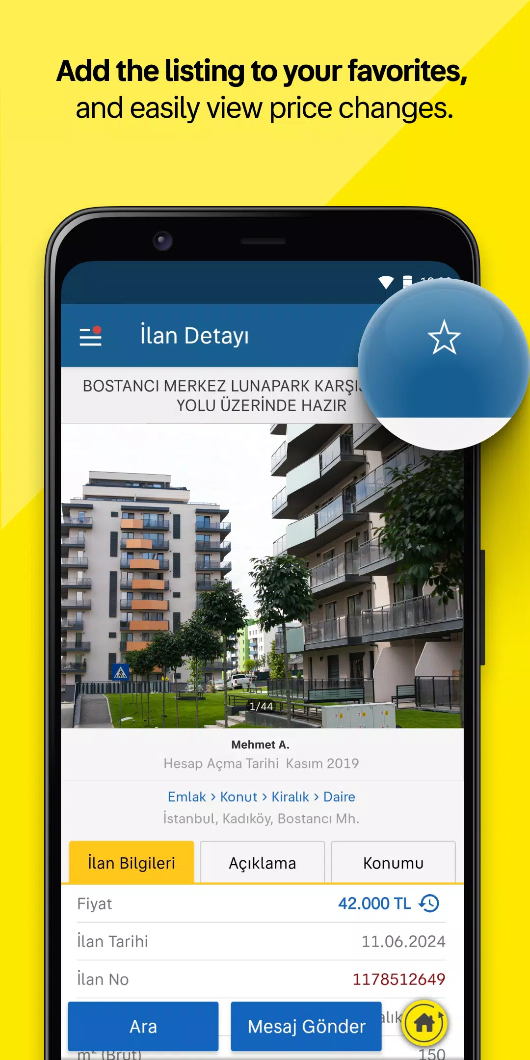 Schermata sahibinden #AlSatKiralaKesfet 2