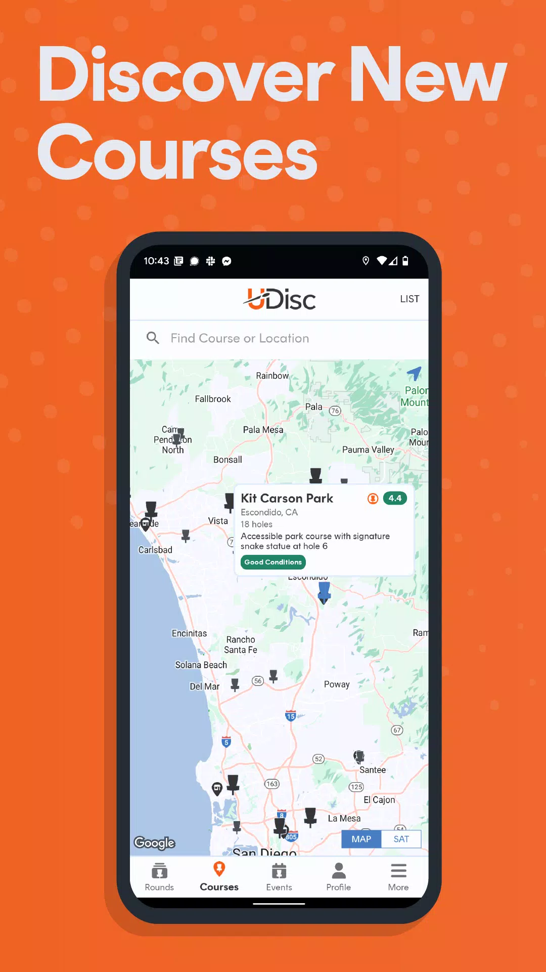 UDisc Screenshot 1
