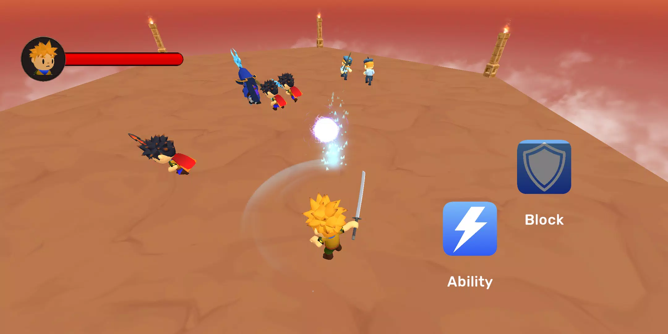 Blade Ball Dodgeball Battle スクリーンショット 1
