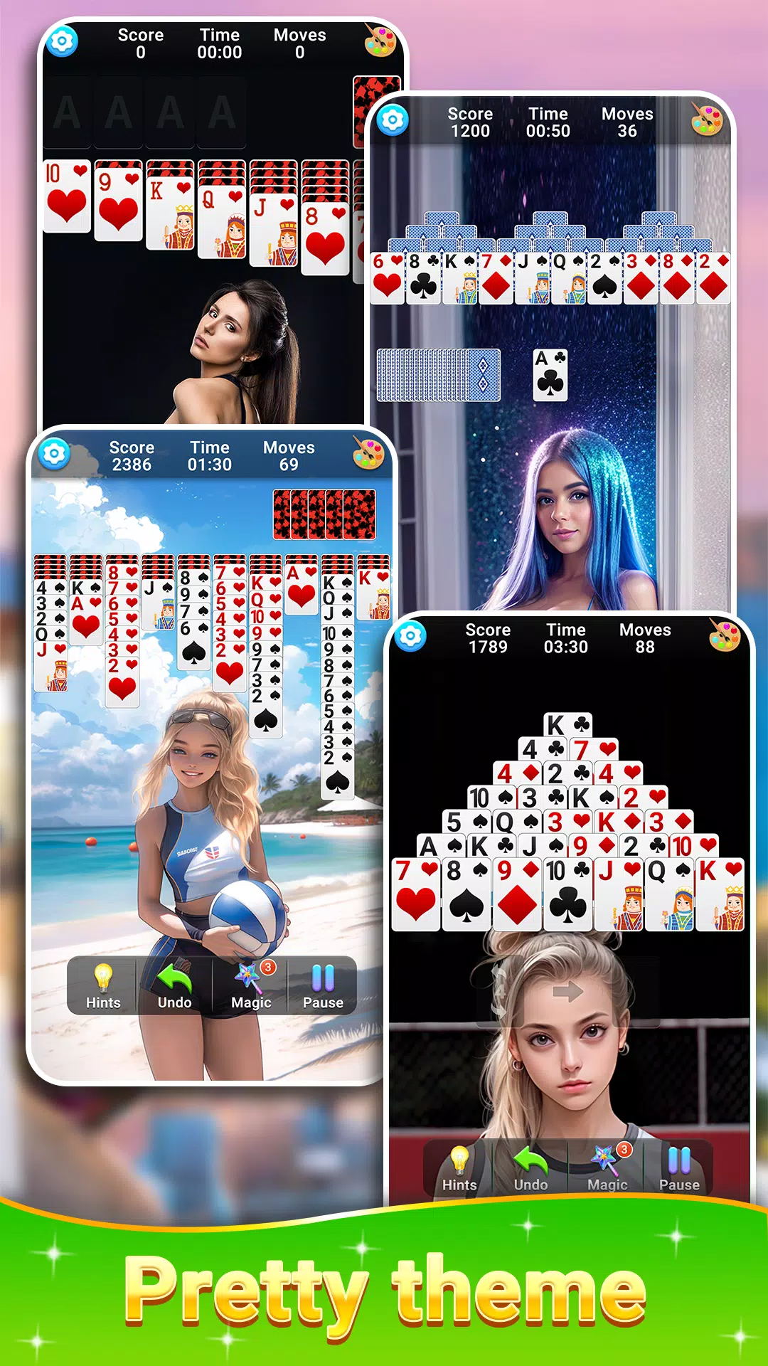 Schermata Solitaire Collection Girls 3