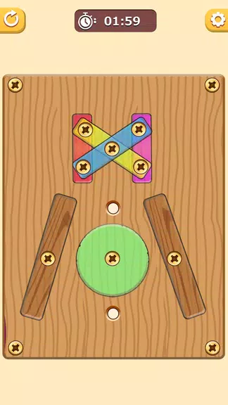 Nutty Puzzles: Screw and Solve ภาพหน้าจอ 1