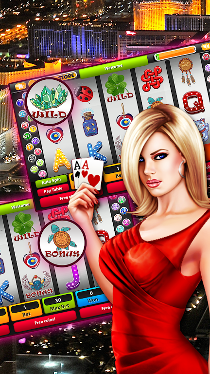Lucky Vegas Slots - Free Vegas स्क्रीनशॉट 2