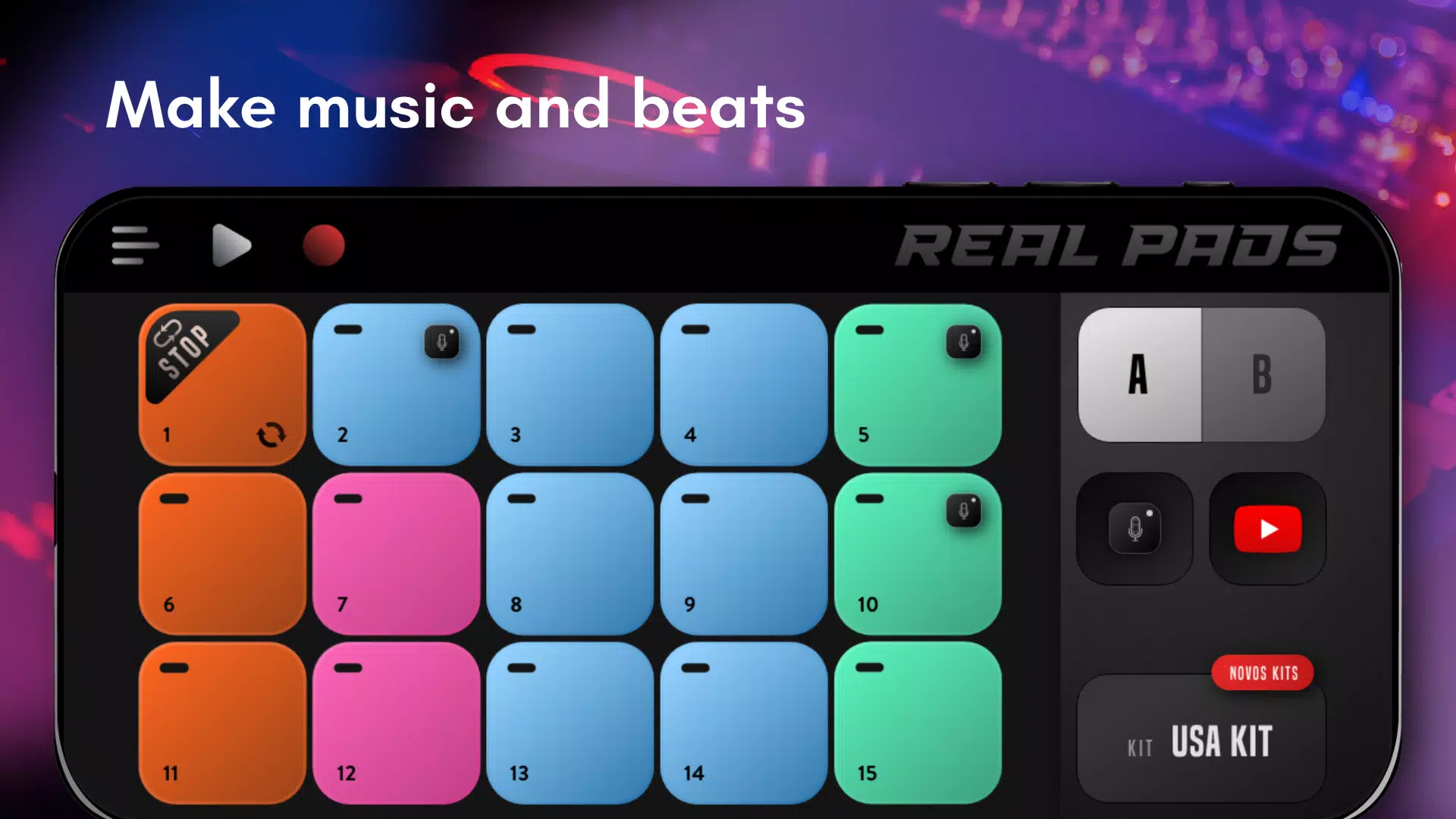 Real Pads: DJ electro drums應用截圖第1張