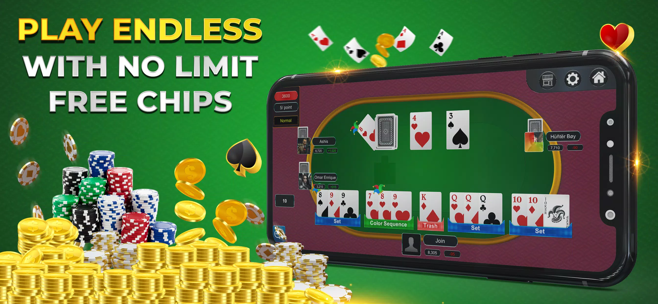Rummy Online Casino Ekran Görüntüsü 2