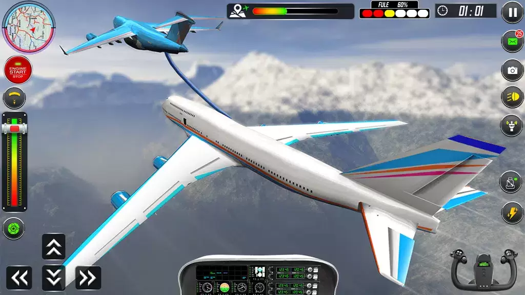 Real Plane Landing Simulator Tangkapan skrin 4