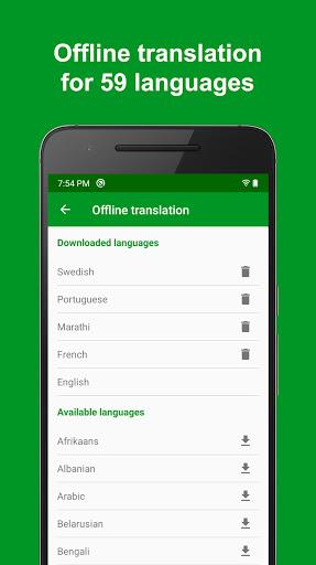 Offline Language Translator Tangkapan skrin 2