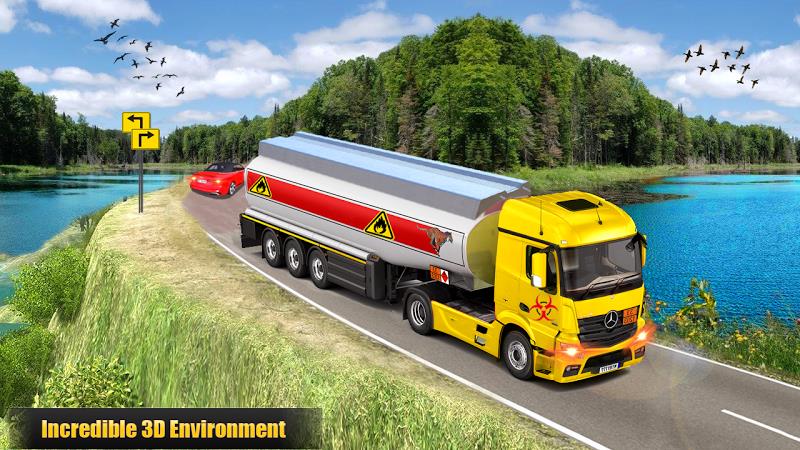 Truck Sim :Modern Tanker Truck Screenshot 1