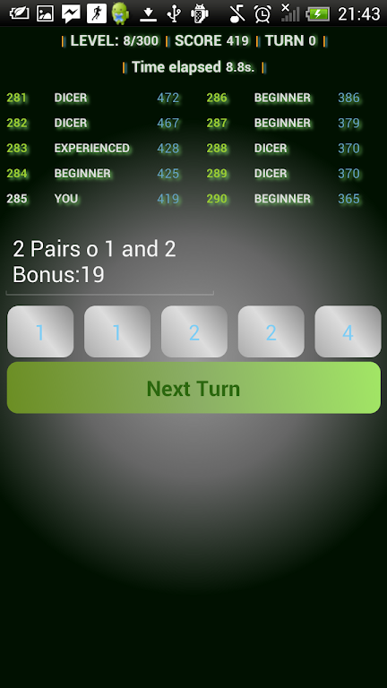 Doms roll dice poker game free 스크린샷 3