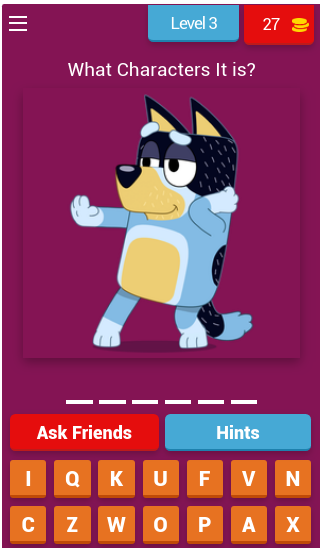 BLUEY QUIZ Capture d'écran 3