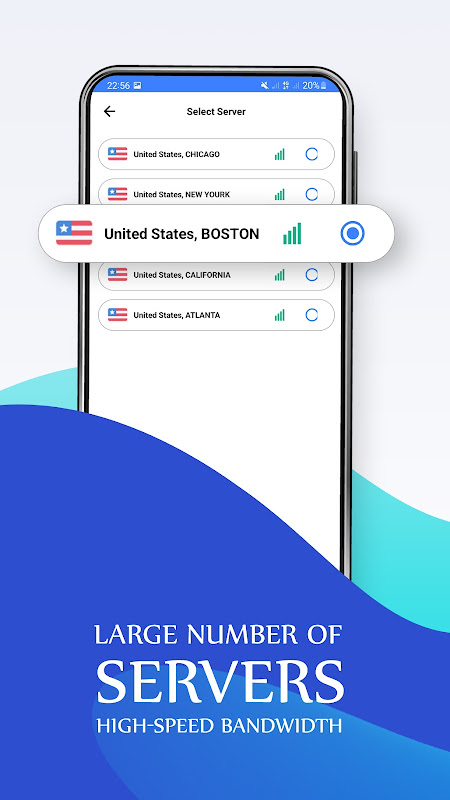 VPN Fast - Secure VPN USA VPN Captura de pantalla 1
