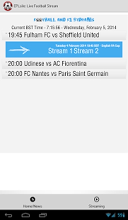 EPLsite: Live Football Stream Скриншот 3