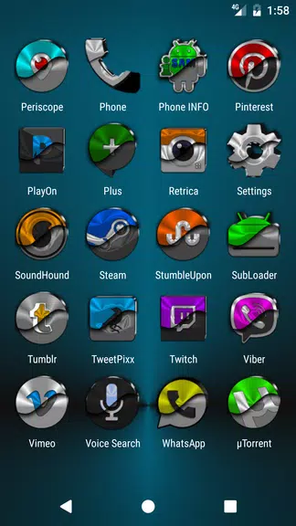 Schermata Half Light Icon Pack 4
