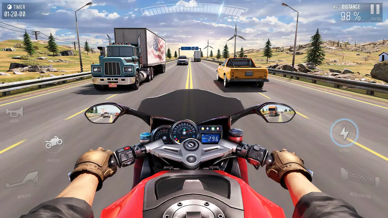 Rider 3D Bike Racing Games Ảnh chụp màn hình 1