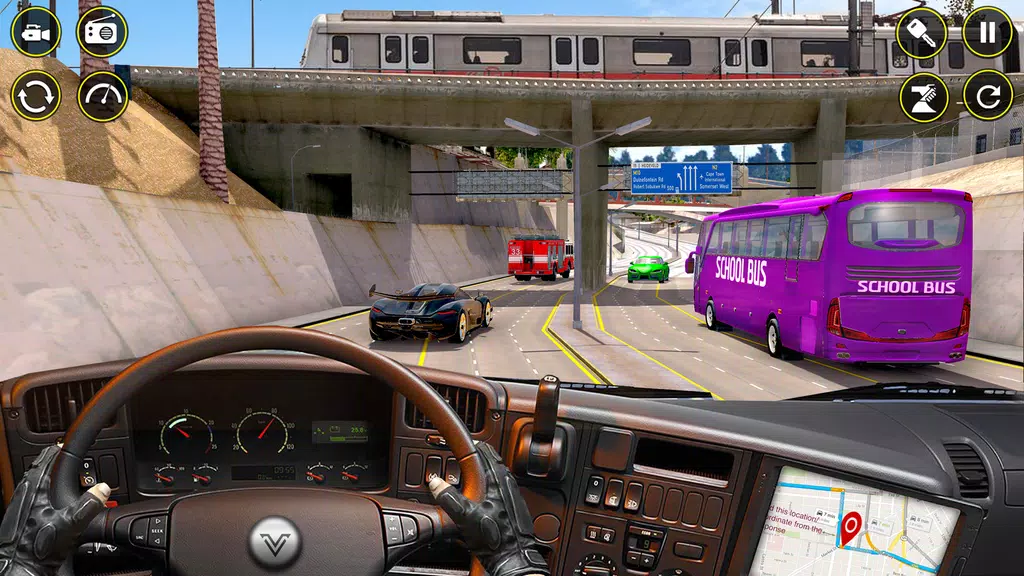 School Bus Coach Driver Games Ảnh chụp màn hình 4