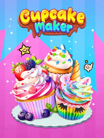 Cupcake Maker: Unicorn Cupcake Ekran Görüntüsü 1