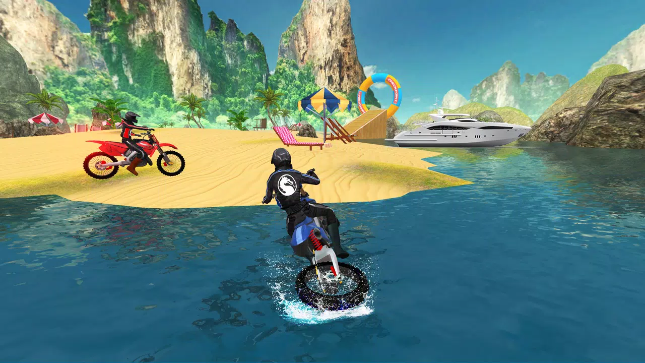 Bike Racing : Water Bike Games ဖန်သားပြင်ဓာတ်ပုံ 4