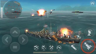 WARSHIP BATTLE:3D World War II ภาพหน้าจอ 2