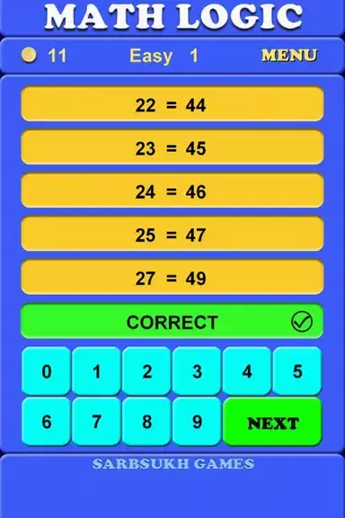 Schermata Math Logic 4