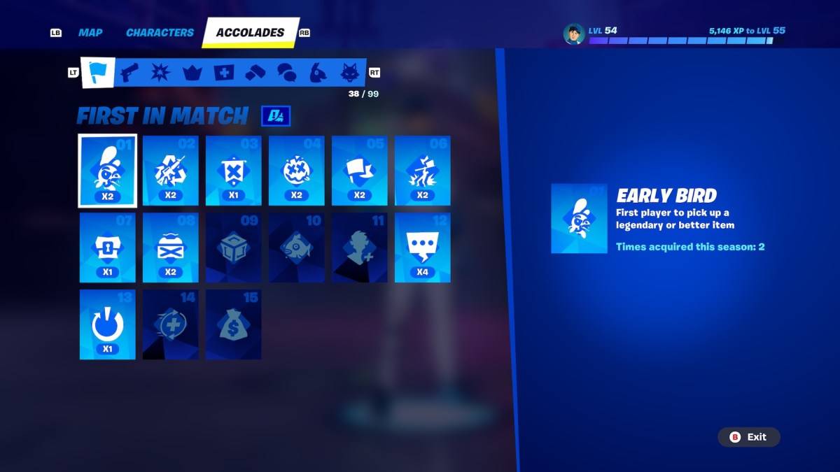 Fortnite의 찬사 6 장.